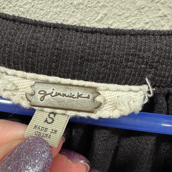 Gimmicks Pieced Lace-Up Top - Picture 7 of 8